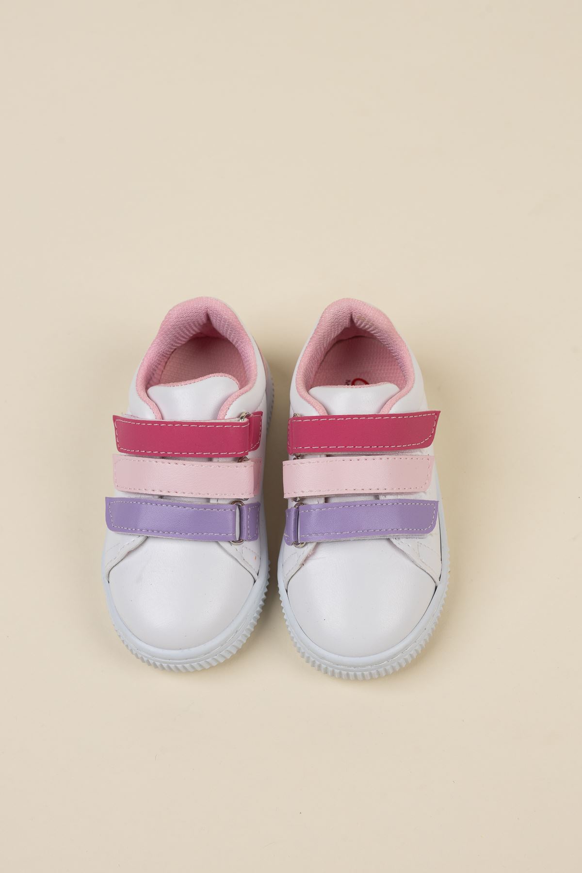 Cırtlı Renkli Bebe Spor Ayakkabı