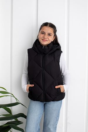 Siyah Unisex Çocuk Yelek