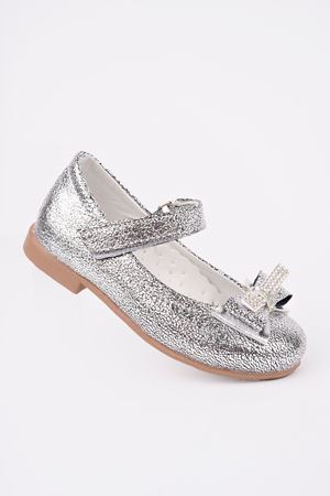 Platin Çatlak Kız Bebe Ayakkabı