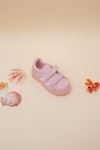 Pudra Yanı Beyaz Şeritli Bebe Ayakkabı