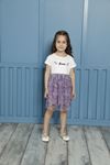 Dijital Baskılı Tül Kız Çocuk Elbise
